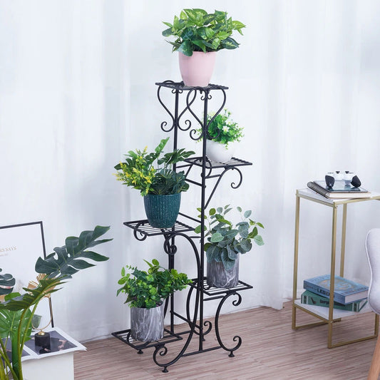 5 Tier Plant Stand 5 Tier Outdoor Garden Flower Pots Holder - Image 2