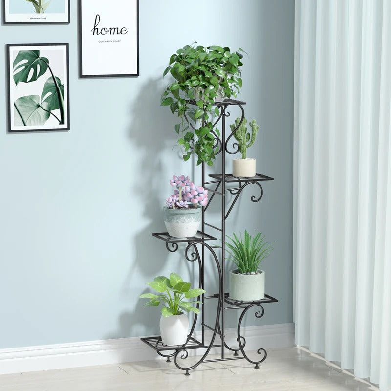 5 Tier Plant Stand 5 Tier Outdoor Garden  Flower Pots Holder - Image 4