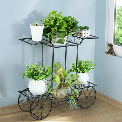 6 Tier Plant Stand Large Metal Plant Stand Indoor 6 Tier Garden - Image 4