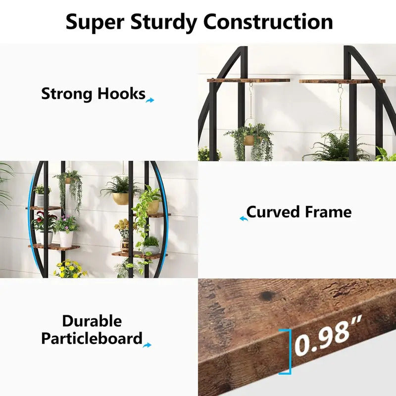 5 Tier Plant Stand Rack Indoor Garden Balcony Home - Image 6