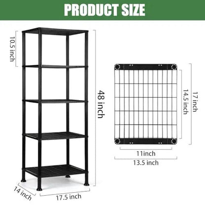 5 Tier Plant Stand Plastic Plant Stand With Ventilated Mesh - Image 3