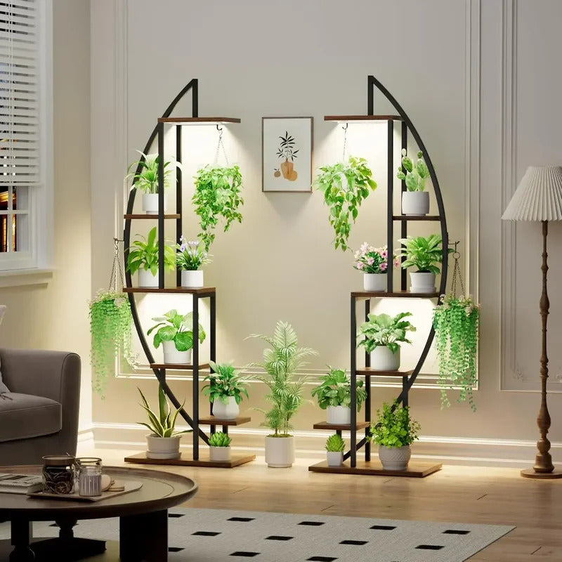 6 Tier Plant Stand  for Indoor Plants Multiple Half Moon Plan - Image 5