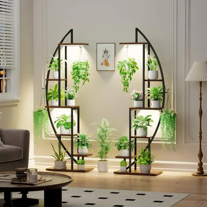 6 Tier Plant Stand  for Indoor Plants Multiple Half Moon Plan - Image 5