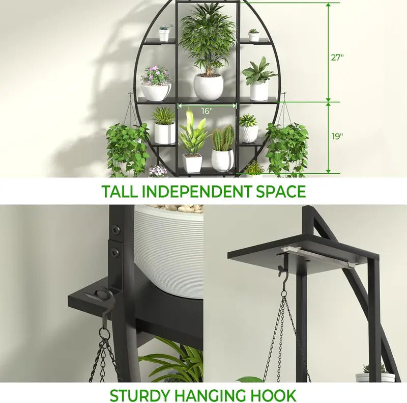 7 Tier Plant Stand With 6 Built in Grow Lights Shelving Rack - Image 2