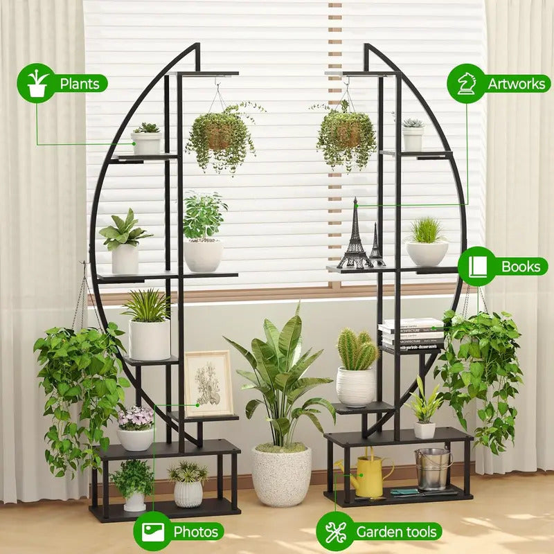 7 Tier Plant Stand With 6 Built in Grow Lights Shelving Rack - Image 4