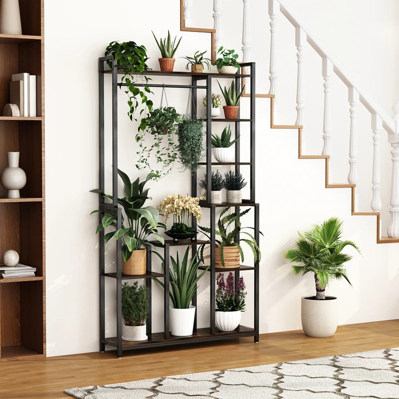 7 Tier Plant Stand Ladder Plant Rack Storage Shelf - Image 1