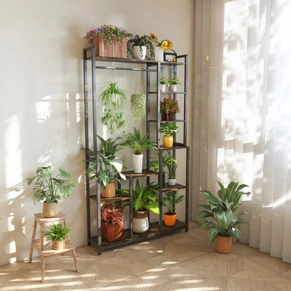 7 Tier Plant Stand Ladder Plant Rack Storage Shelf - Image 8