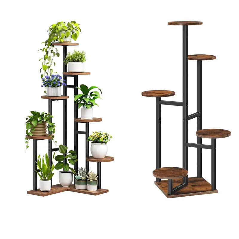 5 Tier Plant Stand Corner Plant Stand Indoor Vertical - Image 1