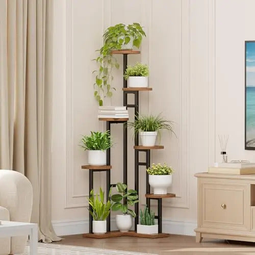 5 Tier Plant Stand Corner Plant Stand Indoor Vertical - Image 4