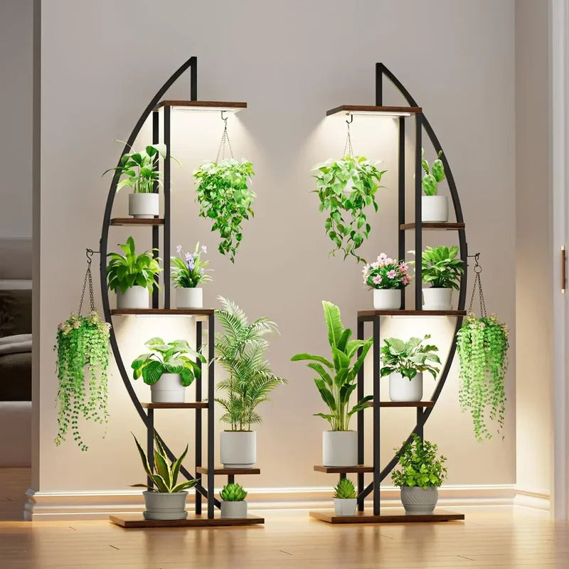 6 Tier Plant Stand  for Indoor Plants Multiple Half Moon Plan - Image 6
