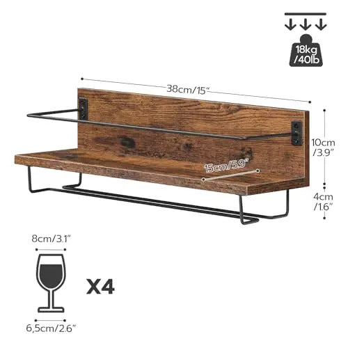 7 Tier Plant Stand With Grow Light And Wall Mounted Wine Rack - Image 5