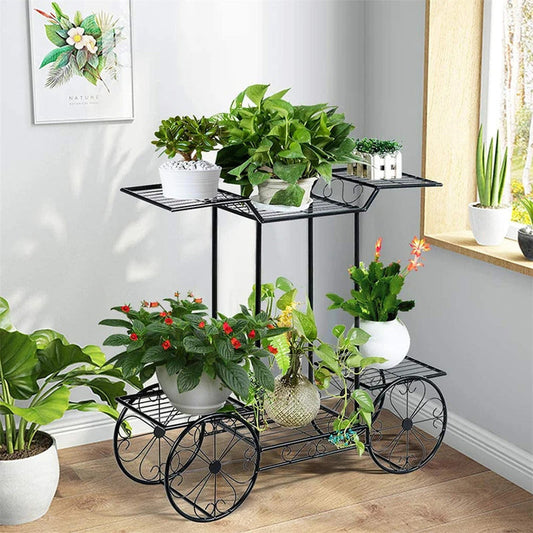 6 Tier Plant Stand Large Metal Plant Stand Indoor 6 Tier Garden - Image 1
