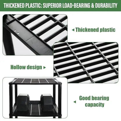 5 Tier Plant Stand Plastic Plant Stand With Ventilated Mesh - Image 5