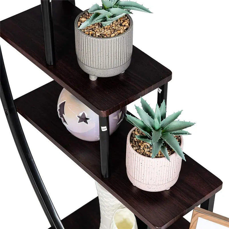 5 Tier Plant Stand5 Tier Half Moon Metal Plant Stand Rack - Image 5