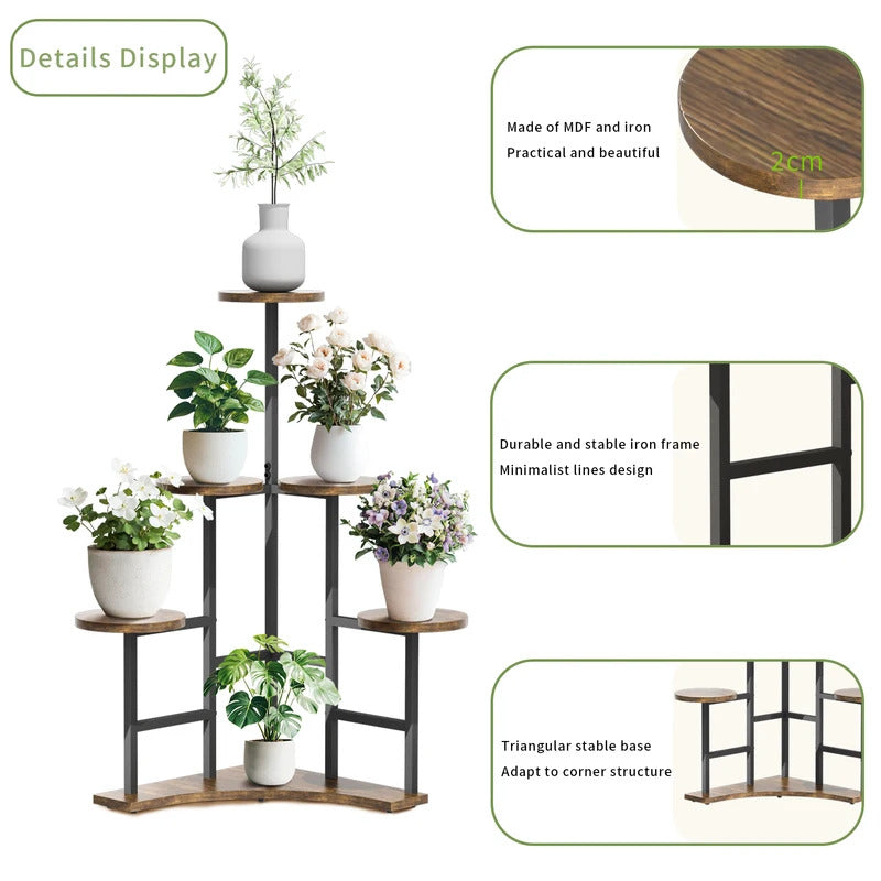 5 Tier Plant Stand  Flower Display Rack Organizer - Image 3