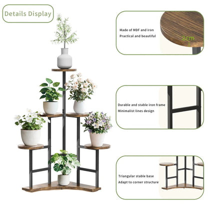 5 Tier Plant Stand  Flower Display Rack Organizer - Image 3