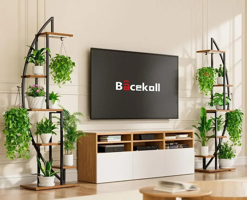 6 Tier Plant Stand  for Indoor Plants Multiple Half Moon Plan - Image 3