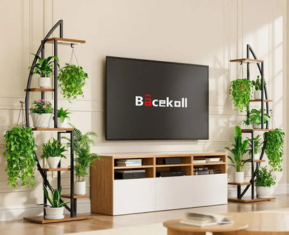 6 Tier Plant Stand  for Indoor Plants Multiple Half Moon Plan - Image 3