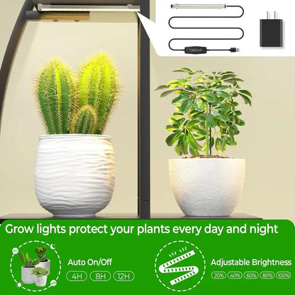 7 Tier Plant Stand With 6 Built in Grow Lights Shelving Rack - Image 5
