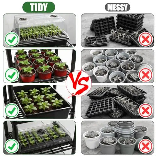 5 Tier Plant Stand Plastic Plant Stand With Ventilated Mesh - Image 4