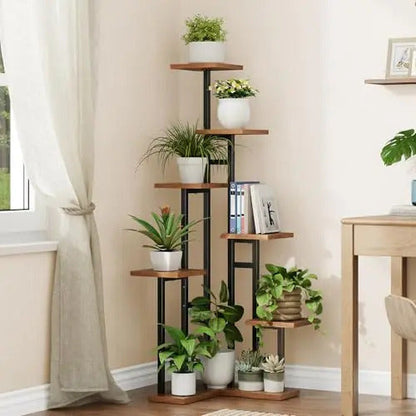 7 Tier Plant Stand With 6 Modular Wire Cubes Indoor Plant - Image 6