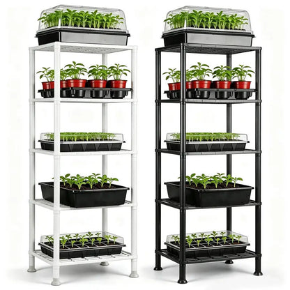 5 Tier Plant Stand Plastic Plant Stand With Ventilated Mesh - Image 1
