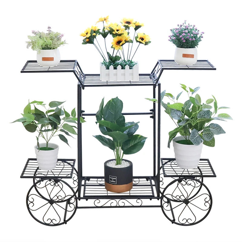 6 Tier Plant Stand Large Metal Plant Stand Indoor 6 Tier Garden - Image 5