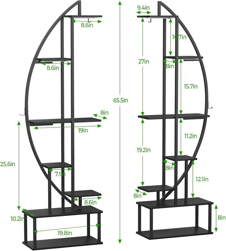 7 Tier Plant Stand With 6 Built in Grow Lights Shelving Rack - Image 6