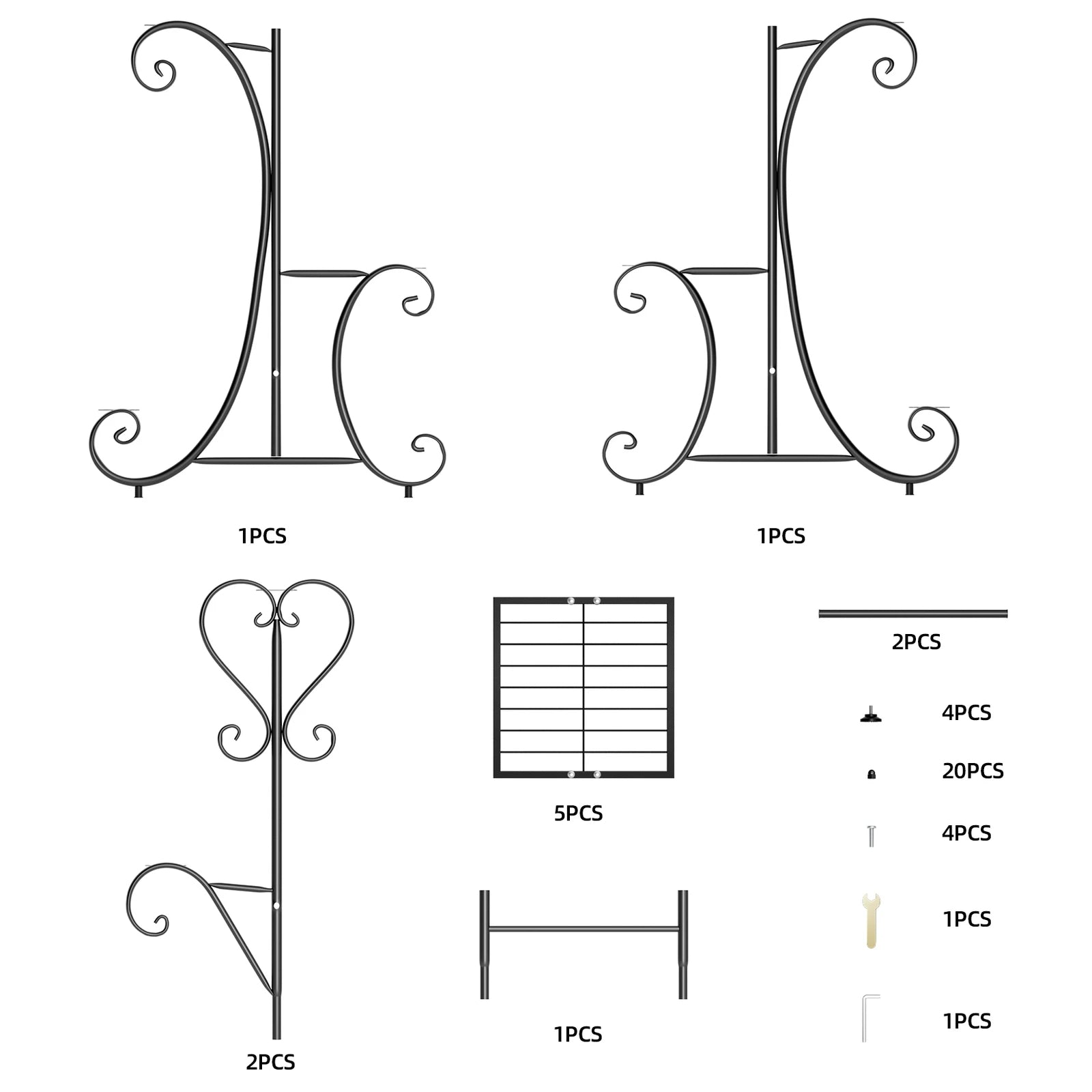 5 Tier Plant Stand 5 Tier Outdoor Garden  Flower Pots Holder - Image 8
