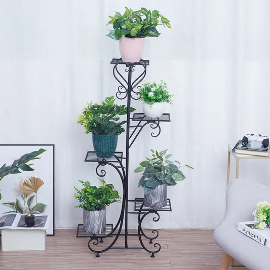 5 Tier Plant Stand 5 Tier Outdoor Garden  Flower Pots Holder - Image 1