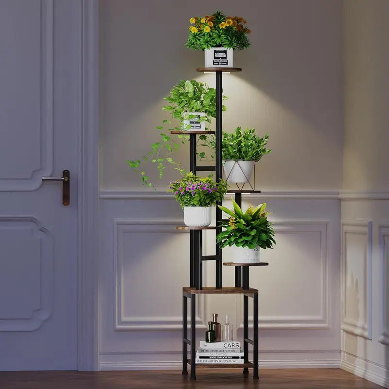 6 Tier Plant Stand Space Saving Indoor Garden Shelf - Image 5