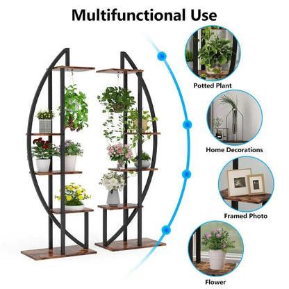 5 Tier Plant Stand Rack Indoor Garden Balcony Home - Image 5