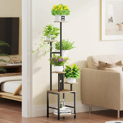 6 Tier Plant Stand Space Saving Indoor Garden Shelf - Image 6