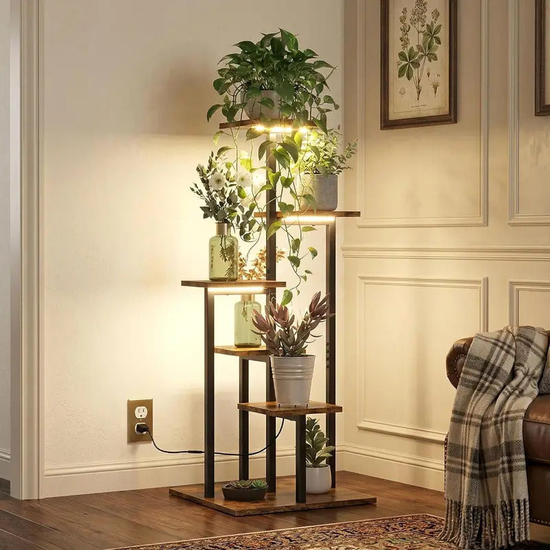 5 Tier Plant Stand Vintage Multi Layer Display Rack - Image 1