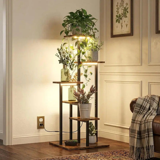 5 Tier Plant Stand Vintage Multi Layer Display Rack - Image 1