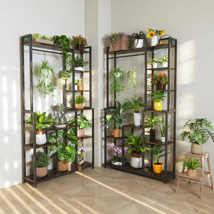 7 Tier Plant Stand Ladder Plant Rack Storage Shelf - Image 5